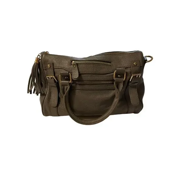 Erica Anenberg | Gray Leather Handbag - Picture 2 of 7